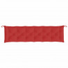 Poduszki na ławkę ogrodową, 2 szt., czerwona, tkanina Oxford