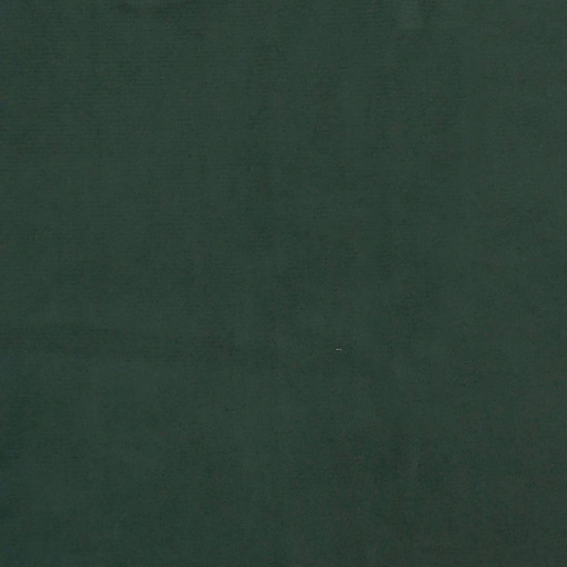 Rama łóżka z wezgłowiem, ciemnozielona, 120x190 cm, aksamit