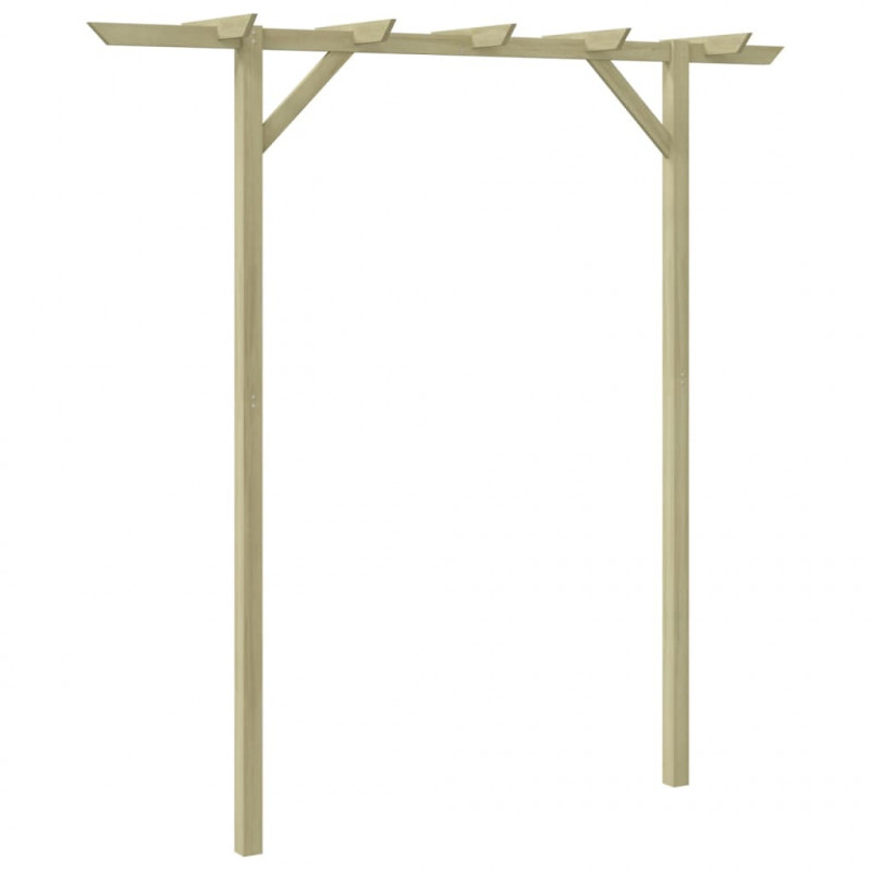 Pergola ogrodowa, 205 x 40 x 203 cm, drewno