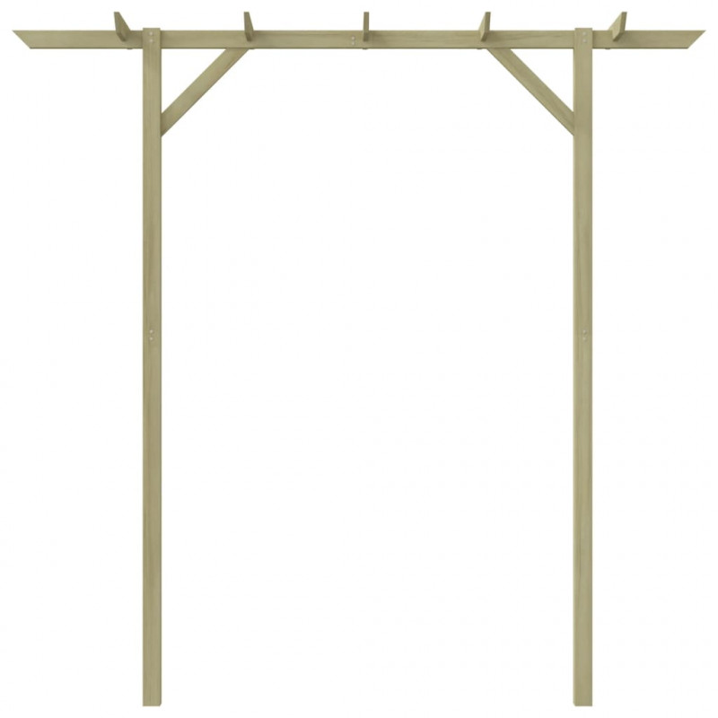 Pergola ogrodowa, 205 x 40 x 203 cm, drewno