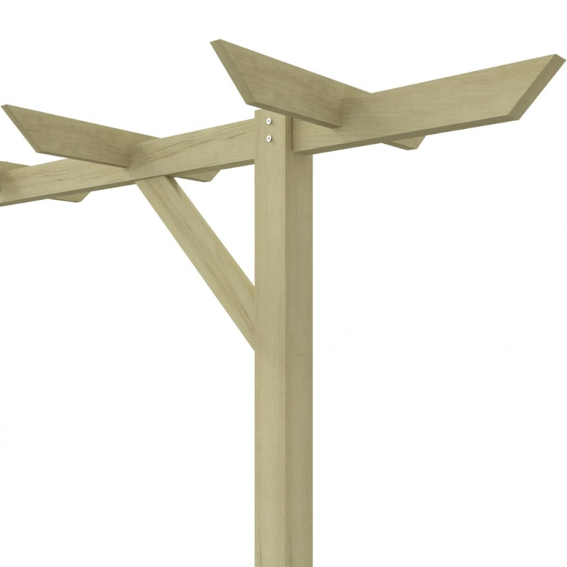 Pergola ogrodowa, 205 x 40 x 203 cm, drewno