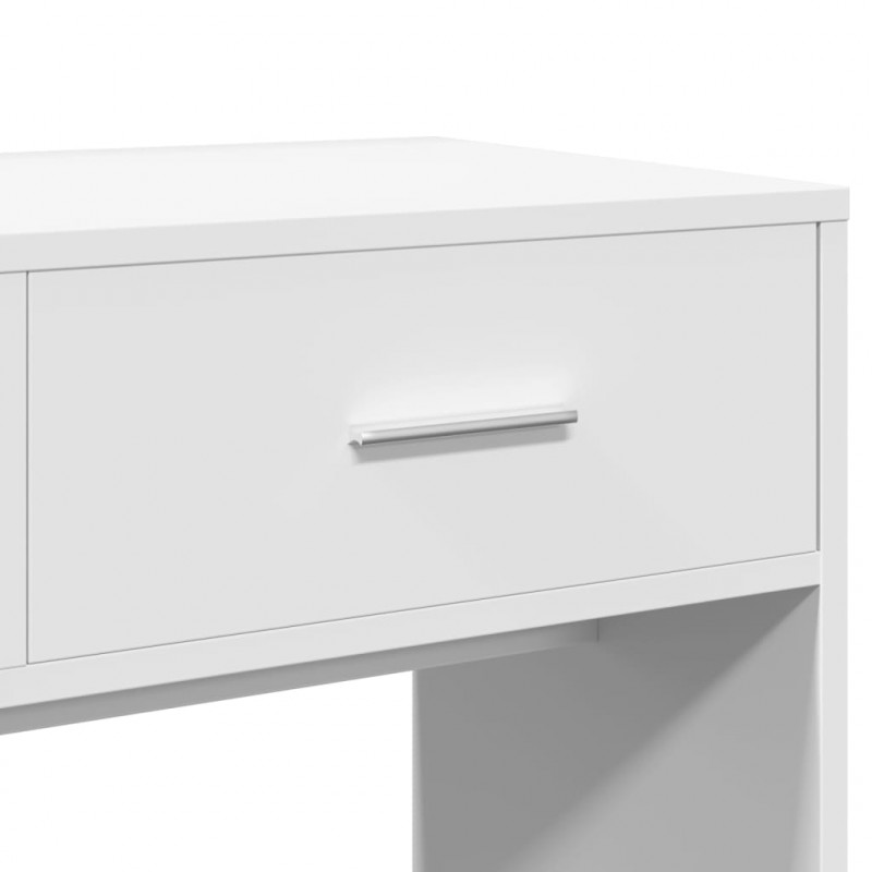 Toaletka z lustrem, biała, 80x39x80 cm
