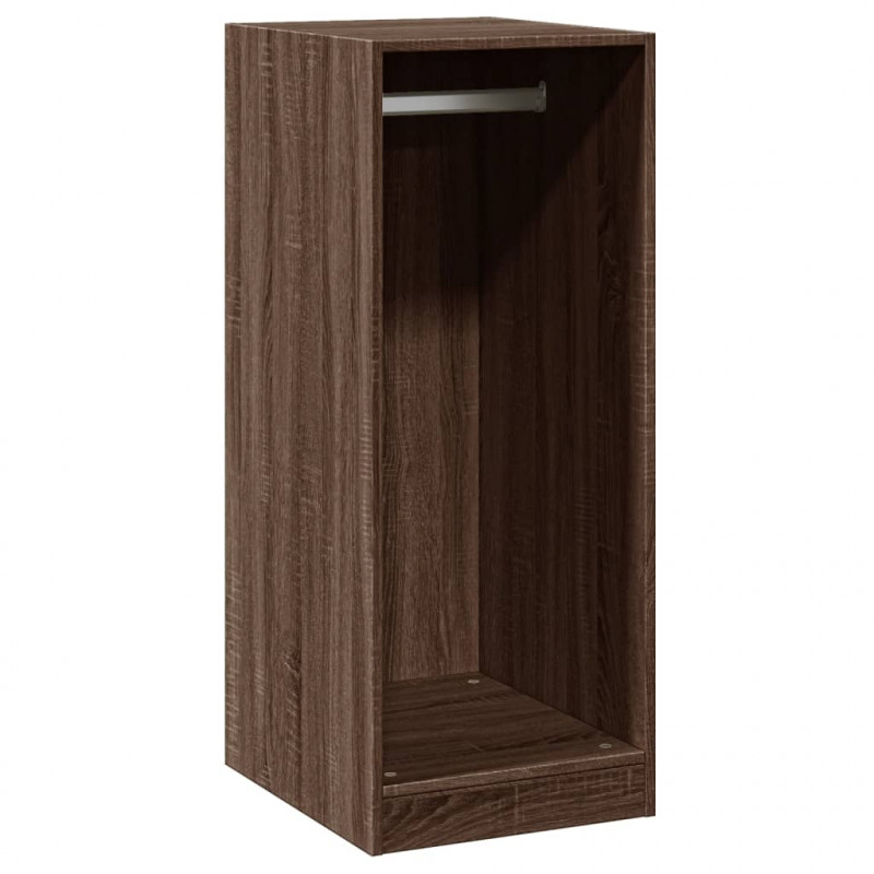 Szafka garderobiana, szary dąb sonoma, 48x41x102 cm