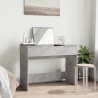 Toaletka z lustrem, szarość betonu, 100x45x76 cm