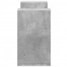 Szafki pod telewizor, 2 szt., szarość betonu, 75x30x50 cm