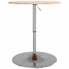 Stolik barowy, Ø60x89,5 cm, lite drewno bukowe