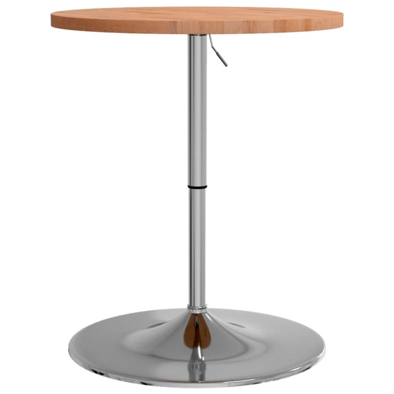 Stolik barowy, Ø60x90,5 cm, lite drewno bukowe