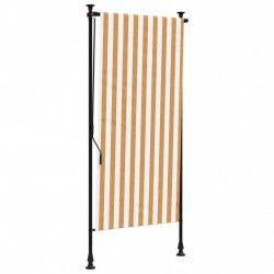 Roleta zewnętrzna, pomarańczowo-biała, 100x270 cm