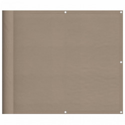 Parawan balkonowy, taupe, 90x800 cm, 100% poliester Oxford