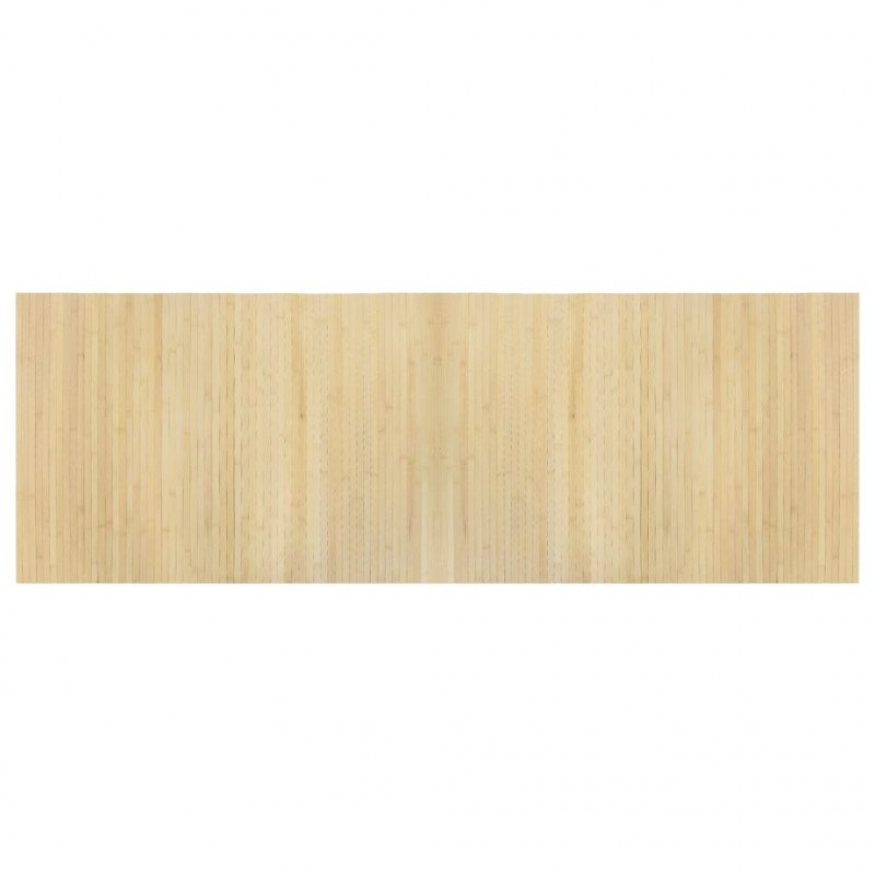 Dywan prostokątny, jasny naturalny, 70x200 cm, bambusowy