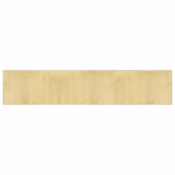 Dywan prostokątny, jasny naturalny, 60x300 cm, bambusowy