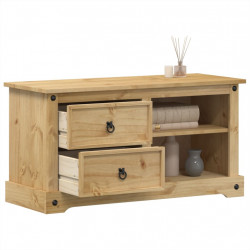 Szafka pod TV Corona, 100x40x52 cm, lite drewno sosnowe