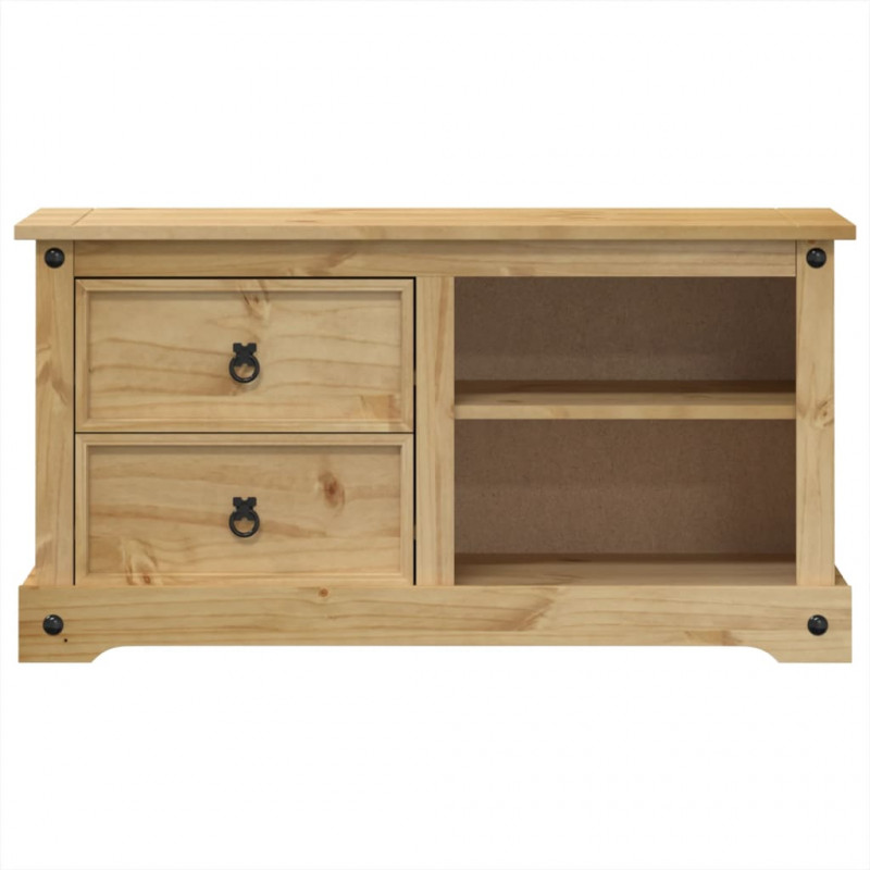 Szafka pod TV Corona, 100x40x52 cm, lite drewno sosnowe