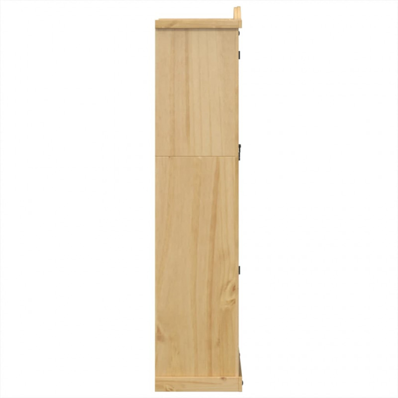Witryna Corona, 99x43x187 cm, lite drewno sosnowe