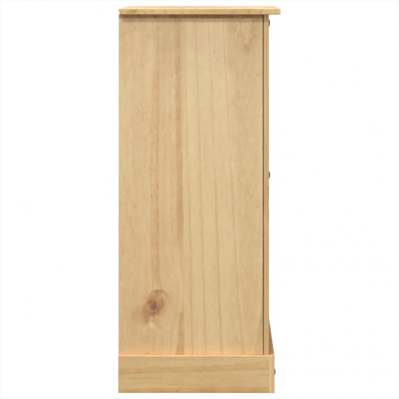 Komoda Corona, 92x48x120 cm, lite drewno sosnowe
