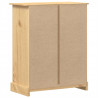 Komoda Corona, 92x48x120 cm, lite drewno sosnowe