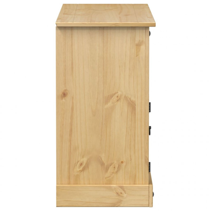 Komoda Corona, 115x40x76 cm, lite drewno sosnowe