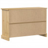 Komoda Corona, 115x40x76 cm, lite drewno sosnowe