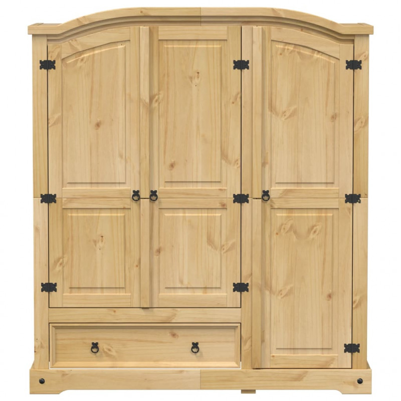 Szafa Corona, 151,5x52x170 cm, lite drewno sosnowe