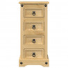 Szafka nocna Corona, 35x32,5x74 cm, lite drewno sosnowe