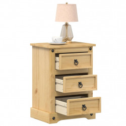 Szafka nocna Corona, 45x35x64 cm, lite drewno sosnowe