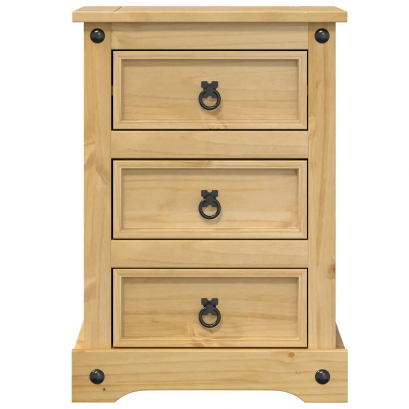 Szafka nocna Corona, 45x35x64 cm, lite drewno sosnowe