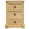 Szafka nocna Corona, 45x35x64 cm, lite drewno sosnowe