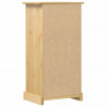 Szafka nocna Corona, 53x39x103 cm, lite drewno sosnowe