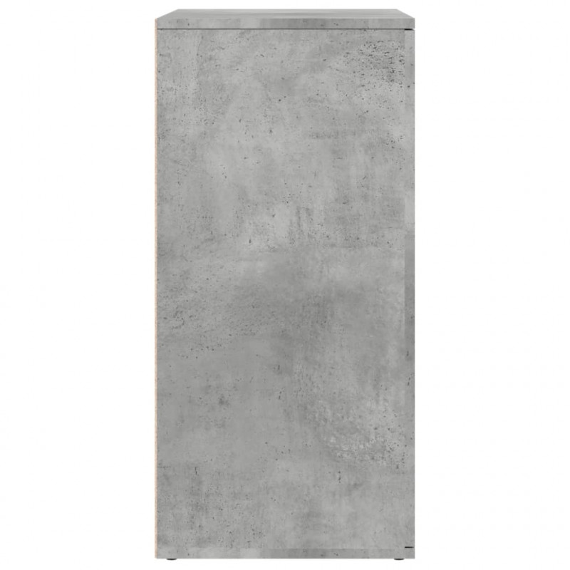 Szafki, 2 szt., szarość betonu, 79x38x80 cm