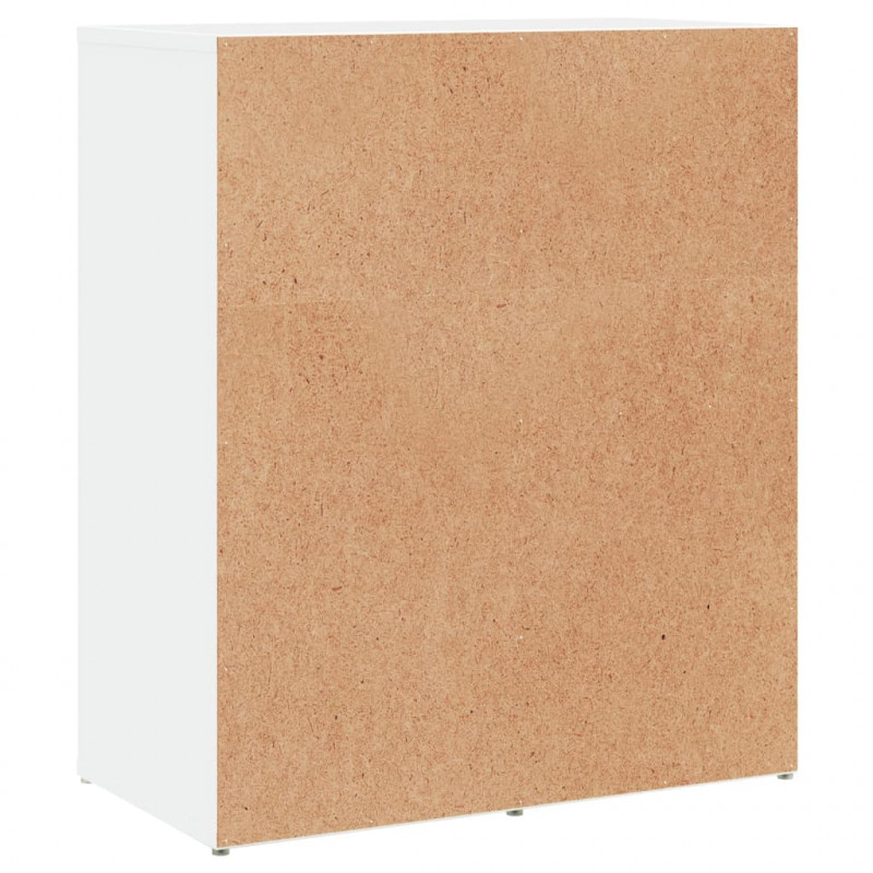 Szafki, 2 szt., białe, 60x31x70 cm, materiał drewnopochodny
