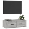 Wisząca szafka pod TV, szary dąb sonoma, 80x36x25 cm