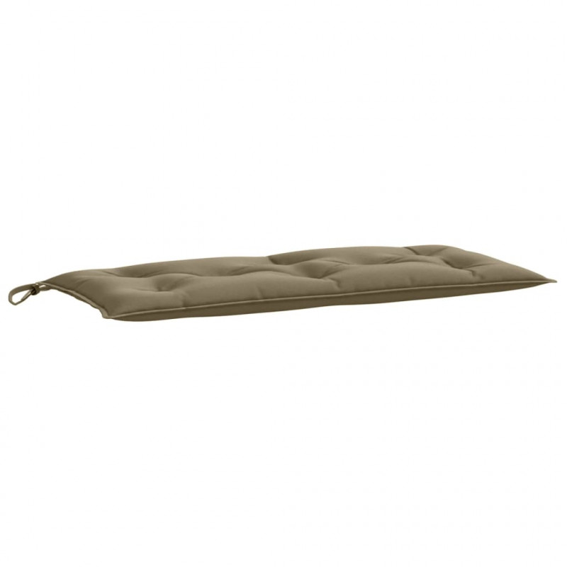Poduszki na ławkę ogrodową, 2 szt., melanż taupe, 100x50x7 cm