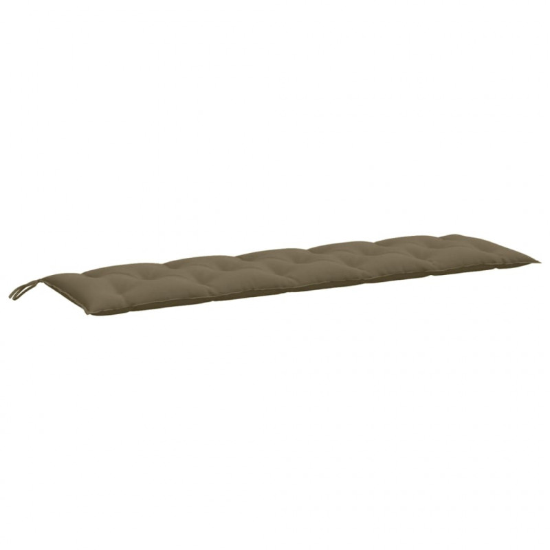 Poduszki na ławkę ogrodową, 2 szt., melanż taupe, 180x50x7 cm