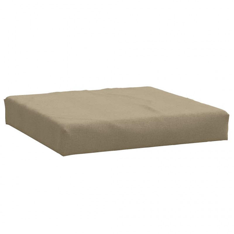 Poduszka na paletę, taupe melanż, 60x60x10 cm, tkanina