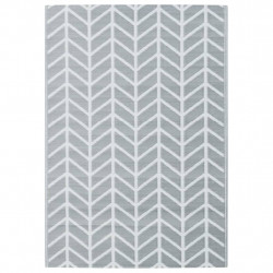 Dywan na zewnątrz, szary, 160x230 cm, PP