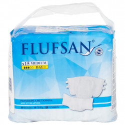 Flufsan Pieluchy dla dorosłych, jednorazowe, 15 szt., rozmiar M