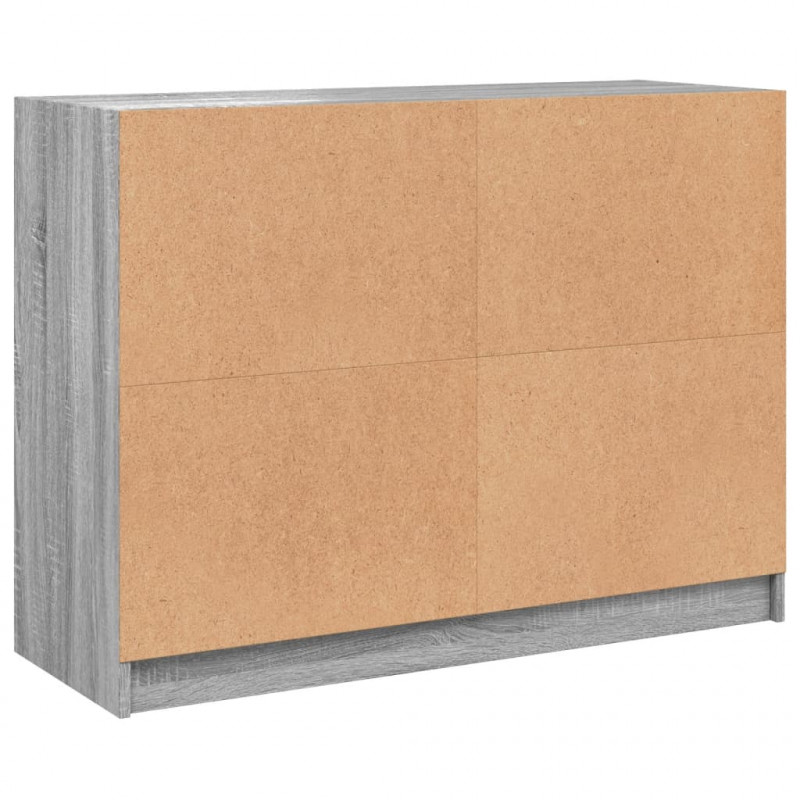 Szafka, szary dąb sonoma, 102x37x75,5 cm