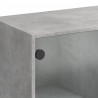 Szafka z drzwiczkami, szarość betonu, 68x37x142 cm