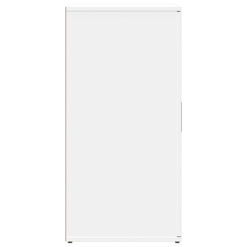 Szafki, 2 szt., białe, 59x39x80 cm, materiał drewnopochodny