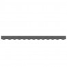 Lambrekin do markizy, antracytowe paski, 3 m