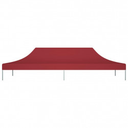 Dach do namiotu imprezowego, 6 x 3 m, burgund, 270 g/m²