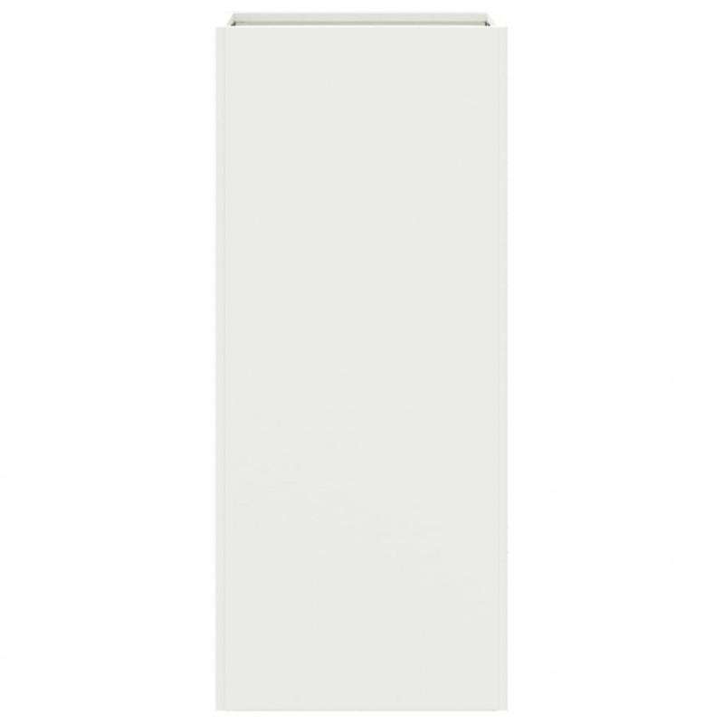 Donica, biała, 32x29x75 cm, stal