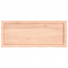 Półka, 100x40x(2-4) cm, surowe lite drewno dębowe