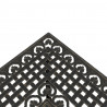 3-częściowy zestaw mebli bistro, brązowy, odlewane aluminium