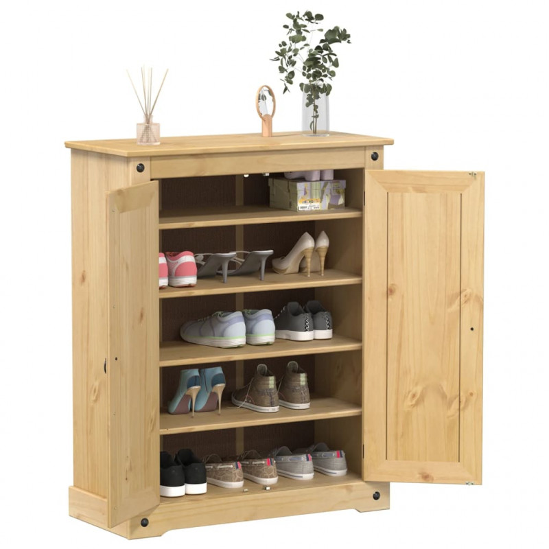 Szafka na buty Corona, 86x38,5x108 cm, lite drewno sosnowe