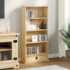 Szafka na płyty CD Corona, 52x17,5x103 cm, lite drewno sosnowe