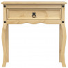 Stolik konsolowy Corona, 73x35x73 cm, lite drewno sosnowe