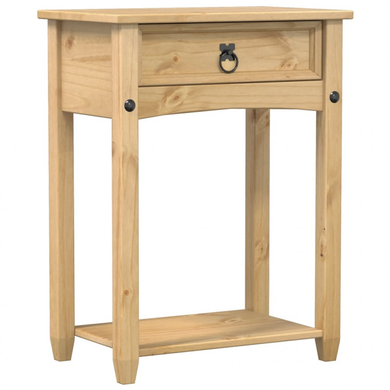 Stolik konsolowy Corona, 55x35x73 cm, lite drewno sosnowe