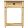 Stolik konsolowy Corona, 55x35x73 cm, lite drewno sosnowe