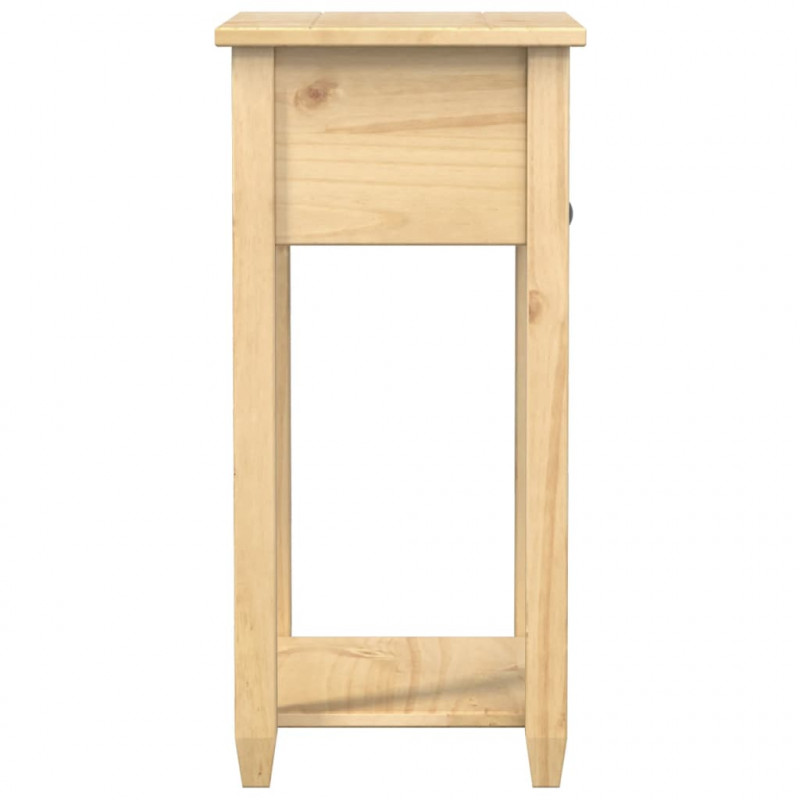Stolik konsolowy Corona, 55x35x73 cm, lite drewno sosnowe